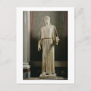 Frauenfigur mit Peplos, griechisch (Marmor) Postkarte