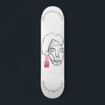 Frauenförderung Die weibliche Zukunft ist weiblich Skateboard<br><div class="desc">Das Kunstwerk für dieses Skateboard stammt von einem original Mixed Media Gemälde, das ich 2020 kreiert habe. Um das Originalgemälde zu sehen, folgen Sie mir auf Instagram @AlyMarieArt. Unterstützen Sie Frauen in kleinen Unternehmen, wenn Sie dieses Skateboard kaufen!</div>