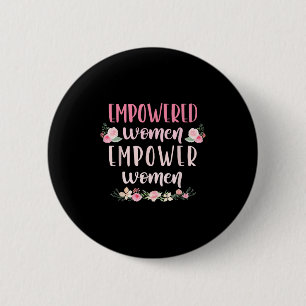 Frauenförderung Motivierend Button