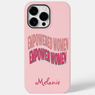 Frauenförderung Rosa Pfirsichrot Case-Mate iPhone 14 Pro Max Hülle