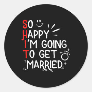 Frauenfreundschaft Geschenk Unglaublich witzig Gro Runder Aufkleber