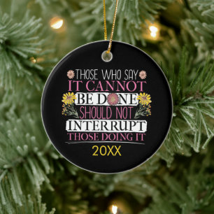 Frauenführer Keramik Ornament