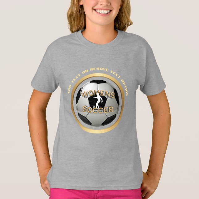 Frauenfußball T-Shirt (Vorderseite)