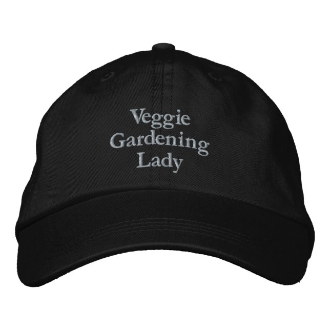 Frauengärtnern bestickter Baseballhut Bestickte Baseballkappe (Vorderseite)
