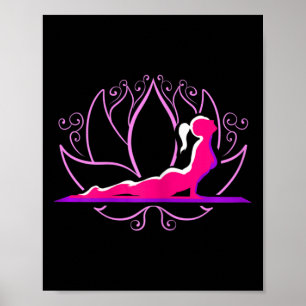 Frauengeschenk für Yoga-Übungen Mädchen Spirituell Poster