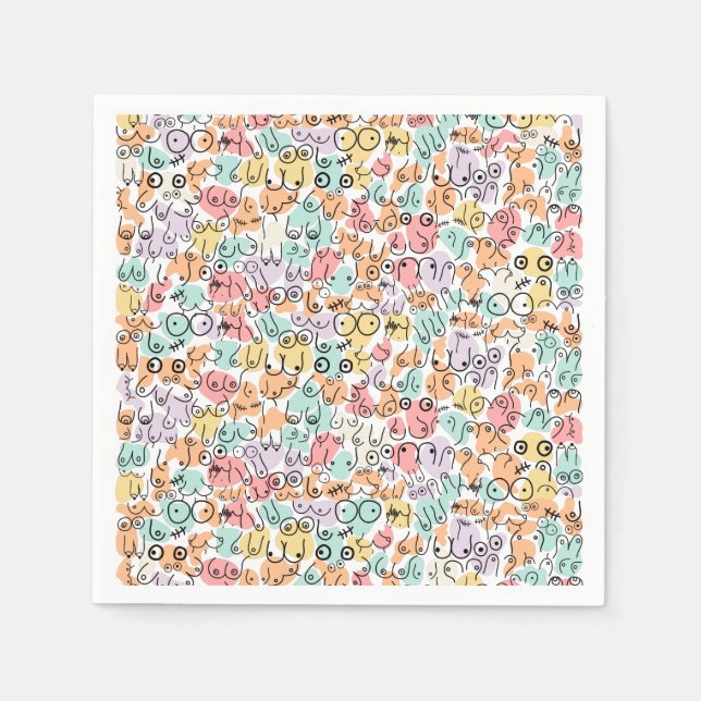 Frauengeschenk Serviette (Vorderseite)