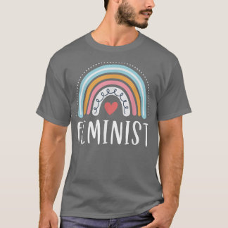 Frauengeschenke Funny Feminism Rainbow T-Shirt