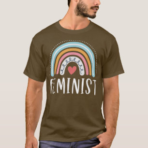 Frauengeschenke Funny Feminism Rainbow T-Shirt