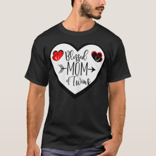 Frauengesegnete Mama von Twins-Geschenk T-Shirt