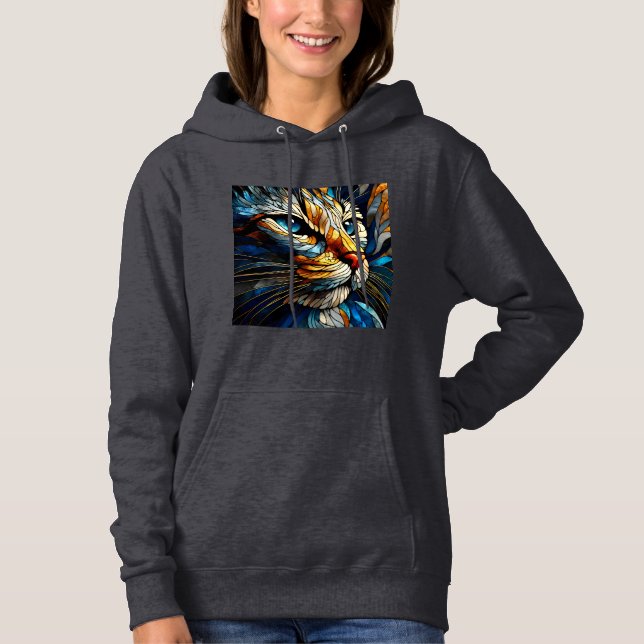 Frauengezogenes Sweatshirt Artwork 22 (Vorderseite)