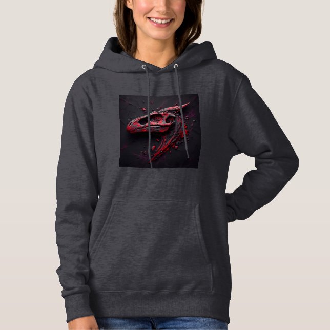 Frauengezogenes Sweatshirt Artwork 28 (Vorderseite)