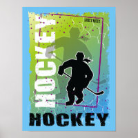 FrauenGirls Abstrakt Hockey Player (weiblich)