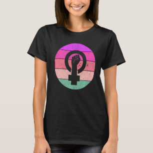 Frauengleichheit Frauenfeindliche Symbol-Empowerme T-Shirt