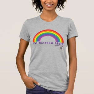 Frauengrau-T - Shirt-Regenbogenwahrheit T-Shirt