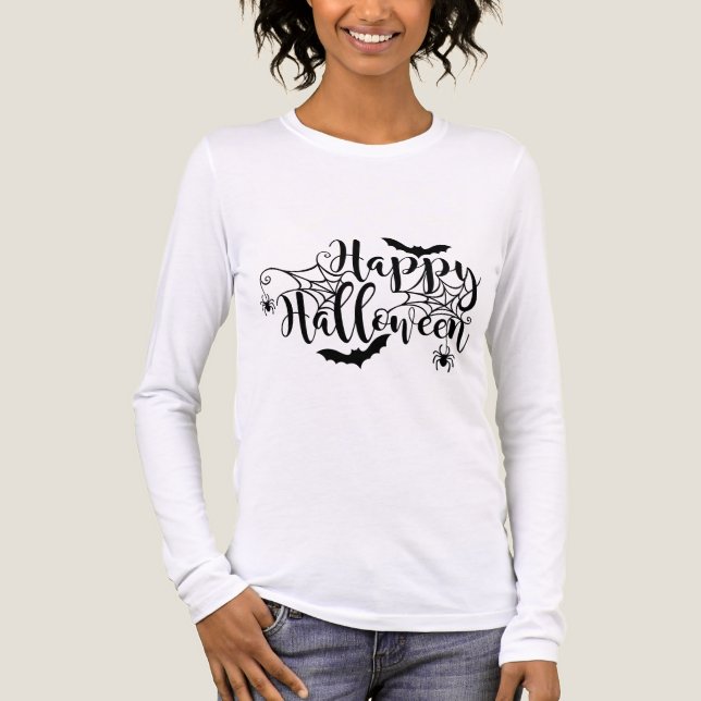 FrauenHalloween-Shirt Tri-Blend Shirt (Vorderseite)
