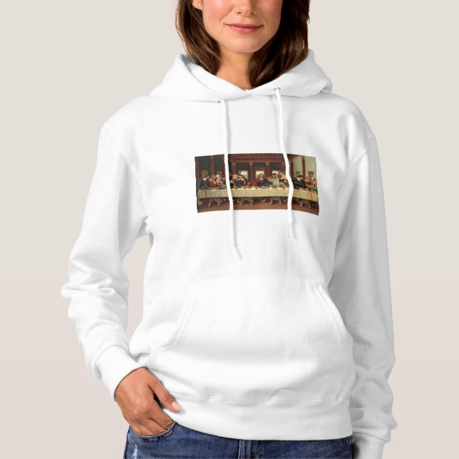 Frauenhaus - Anpassen des letzten Abendmahls Hoodie (Vorderseite)