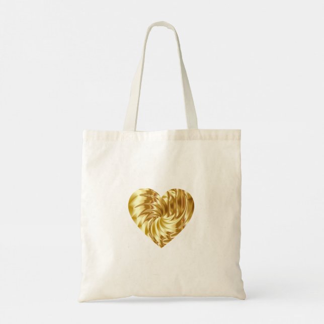 Frauenherz Tote Tasche zum Verkauf. (Rückseite)