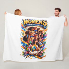Frauenhistorikmonat – Kräftig & Farbige Feminini Fleecedecke