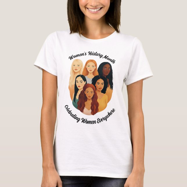 Frauenhistorikmonat T-Shirt (Vorderseite)
