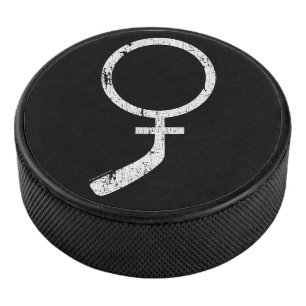 Frauenhockey Eishockey Puck