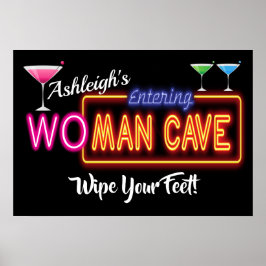 Frauenhöhle Sign Poster