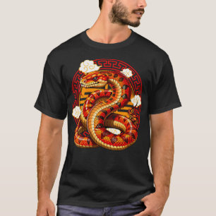 Frauenjahr der Schlange 2025 Zodiac Happy Chinese T-Shirt