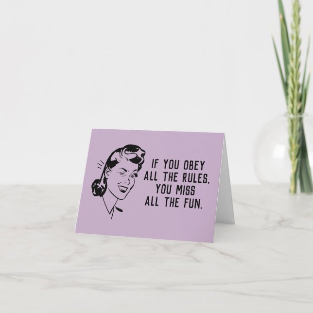 FRAUENKARTE RETRO-REGELUNGSBEIHILFE DANKESKARTE (Vorderseite)