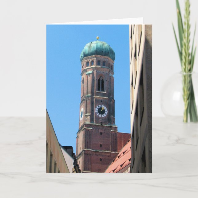 Frauenkirche - München, Deutschland - Grußkarte Karte (Vorderseite)