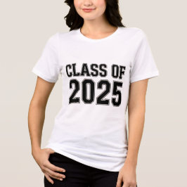 Frauenklasse 2025 weiß Tri-Blend shirt