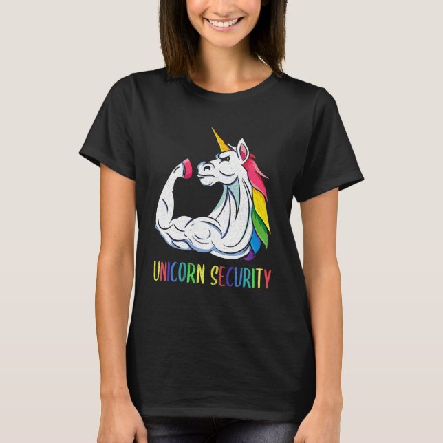 Frauenkostüm Daddycorn Unicorn Sec T-Shirt (Vorderseite)
