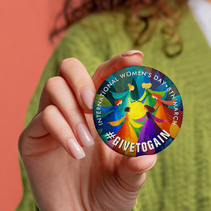 Frauenkreis Internationaler Frauentag IWD Button
