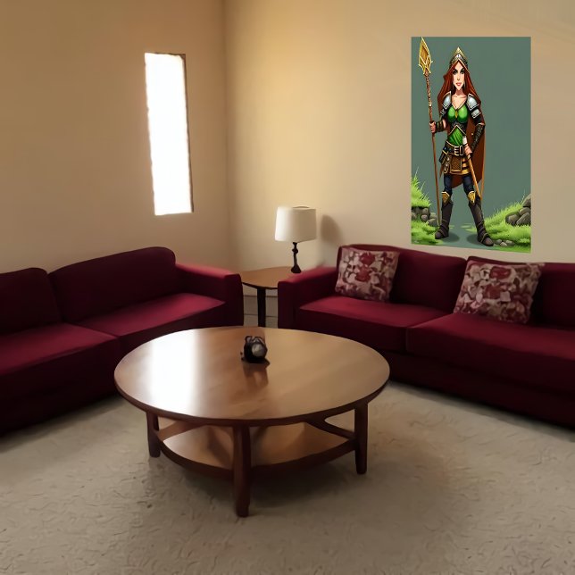 Frauenkrieger | AI Art Poster (Von Creator hochgeladen)