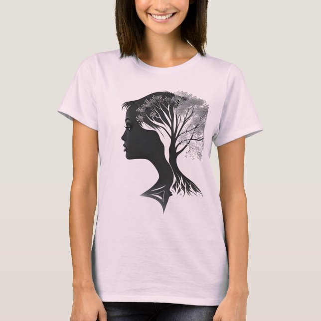 Frauenkunst T-Shirt (Vorderseite)