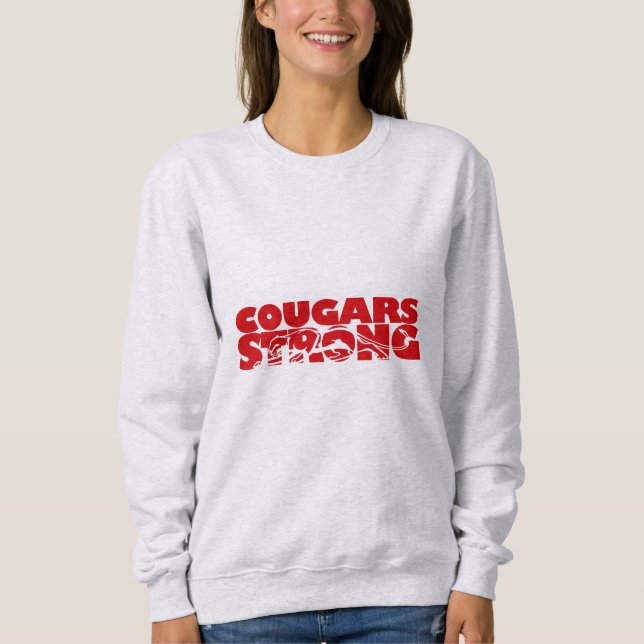 Frauenkusse Starkes Sweatshirt (Vorderseite)