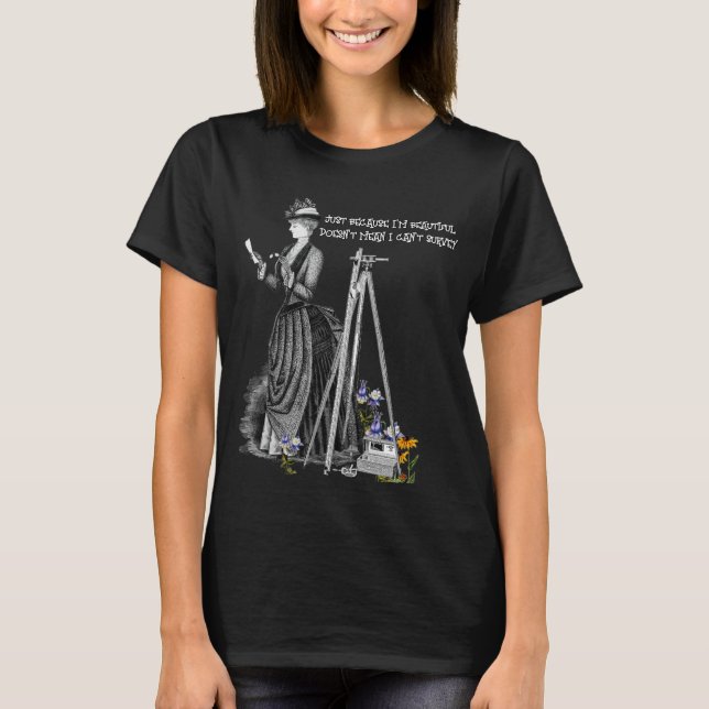 FRAUENLANDÜBERWACHUNG WESTERN ERHEBUNG VINTAGER T  T-Shirt (Vorderseite)