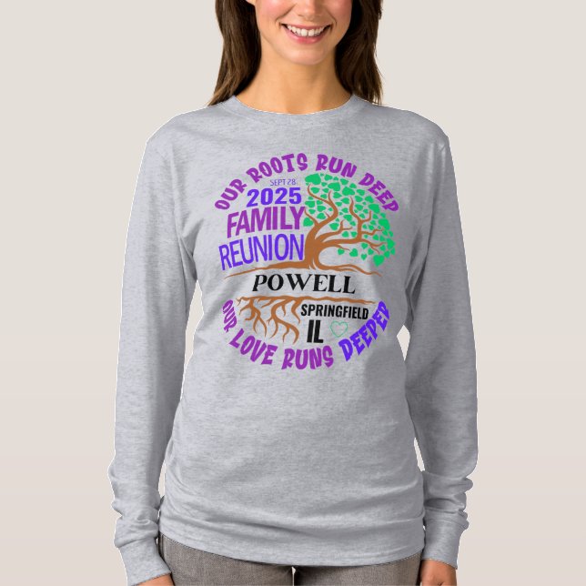 Frauenlangärmeliges Shirt (Vorderseite)