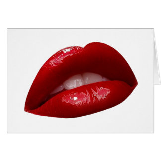 Frauenlästige Lippenstift-Lippen