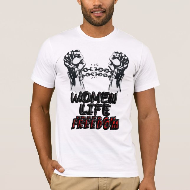 Frauenleben Freiheit zan zendegi azadi farsi T - S T-Shirt (Vorderseite)