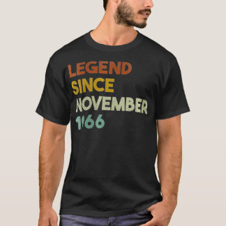 Frauenlegende Seit November 1966 54. Geburtstag Gi T-Shirt