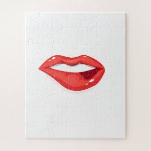 Frauenlippen Puzzle