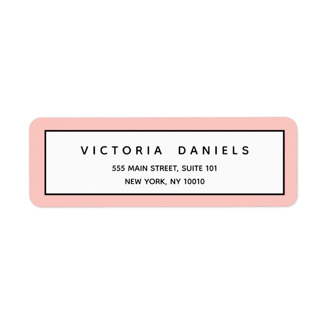 Frauenlogo | Rosa | Minimal beruflich (Vorne)