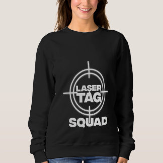 Frauenlustige Laser-Tag für Jungs Mädchen Coole Sq Sweatshirt