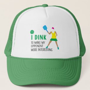 Frauenlustiges Pickleball Dink Truckerkappe