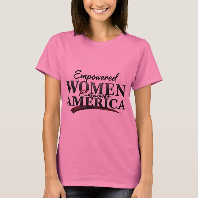 Frauenmächte, stärkerer T - Shirt in Amerika (Vorderseite)