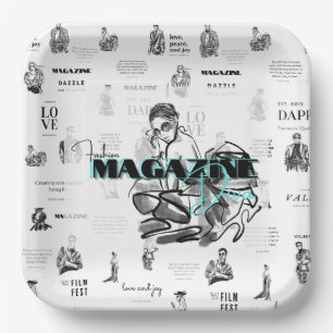 Frauenmagazin Pappteller