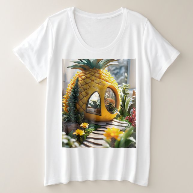 Frauenmode Große Größe T-Shirt (Design vorne)