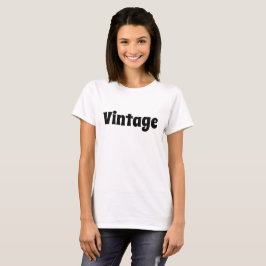 Frauenmode Vintager Stil VINTAGER T - Shirt
