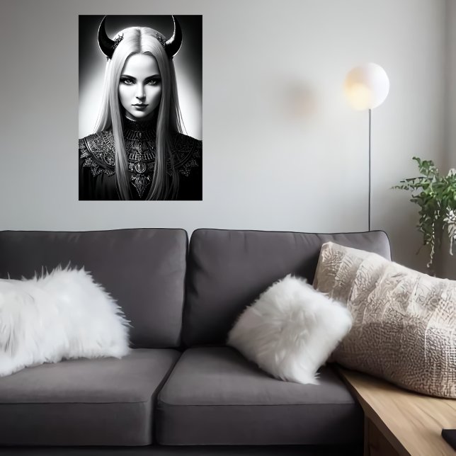 Frauenmond Lord | AI Art Poster (Von Creator hochgeladen)