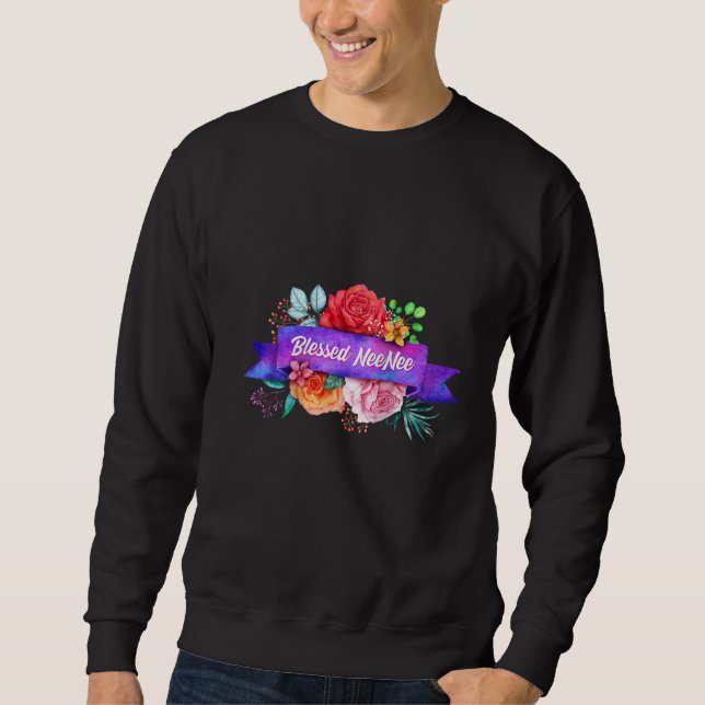 Frauennebel für Großmutter mit Wasser Sweatshirt (Vorderseite)