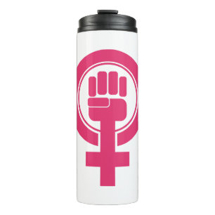 Frauennester-Resist-Symbol Thermosbecher